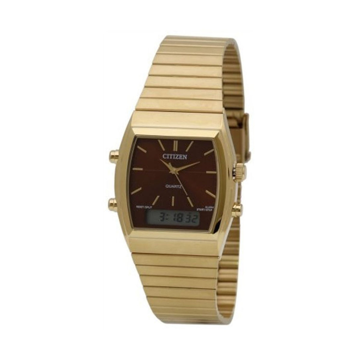 Citizen - Buy JM0542-56X Citizen Digital Analog Gold Tone Watch