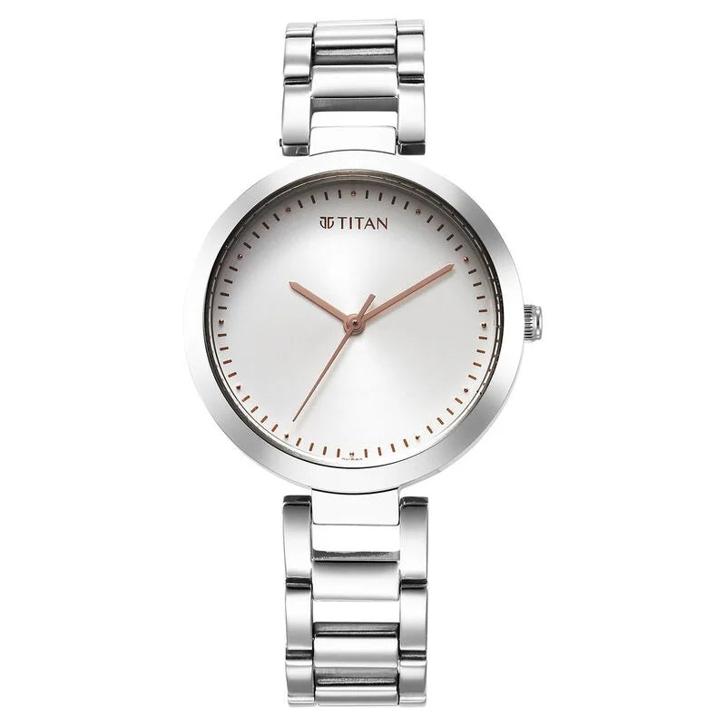 Titan Buy NS2480SM12 Titan Silver Stainless Steel Strap Watch