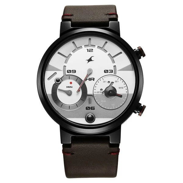 Chronograph Watch Fastrack Leather Belt Watch Fastrack Leather