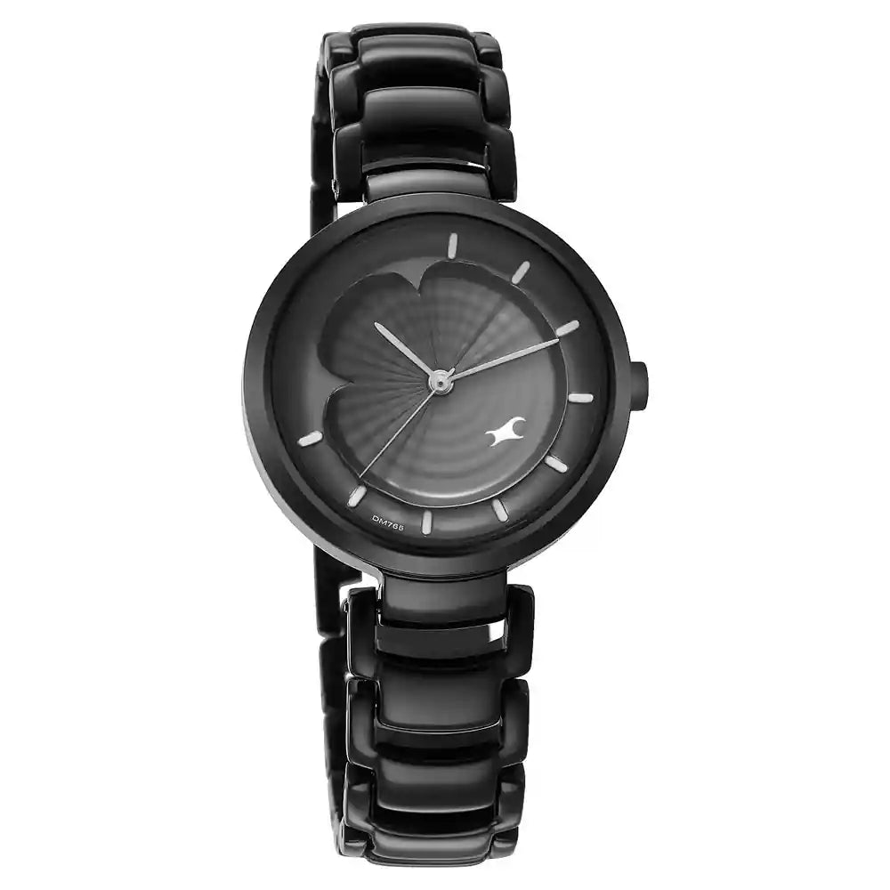 Fastrack watch for women black clearance
