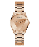 GUESS-ROSE GOLD TONE CASE ROSE GOLD TONE STAINLESS STEEL WATCH-GW0485L2