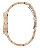 GUESS-ROSE GOLD TONE CASE ROSE GOLD TONE STAINLESS STEEL WATCH-GW0485L2