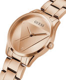 GUESS-ROSE GOLD TONE CASE ROSE GOLD TONE STAINLESS STEEL WATCH-GW0485L2
