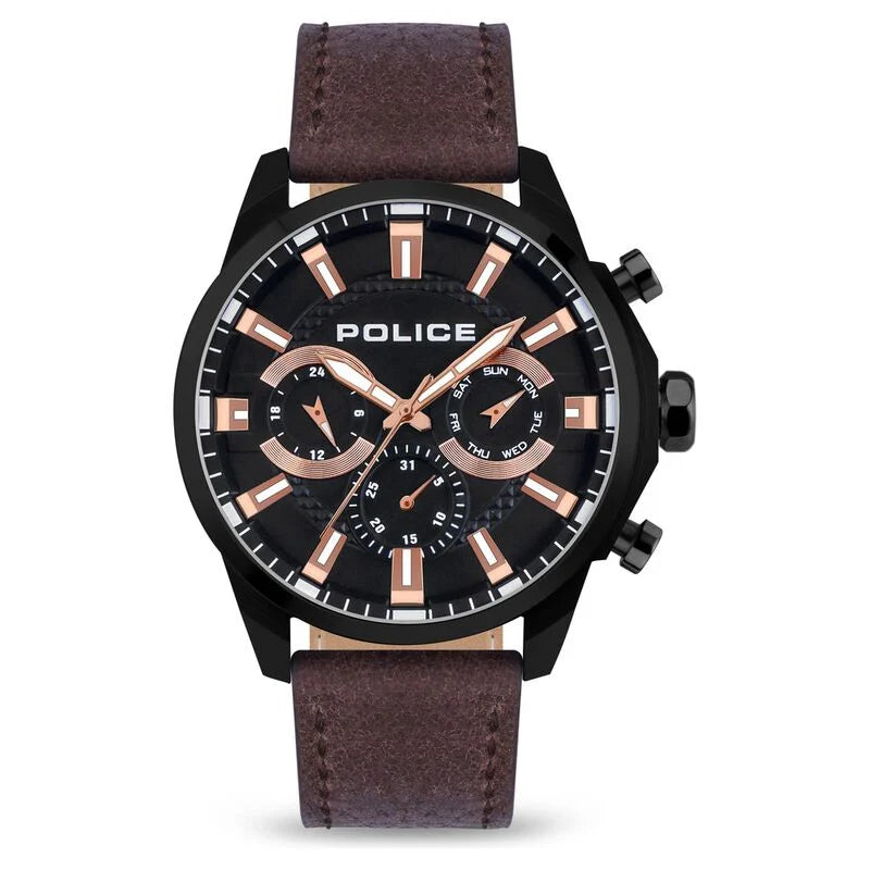 Leather Strap Mens Watches Wrist Watch Police Brand Police Buy