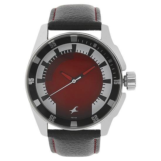 Analog Watches Fastrack Red Belt Watch Buy Online Fastrack Quartz