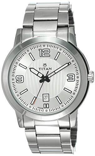 Titan Neo Analog Silver Dial Men's Watch-NL1730SM01 NL1730SM01