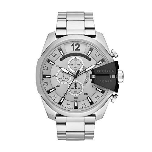 Diesel Buy Diesel Mega Chief Analog Silver Dial (Big Dial) Men's