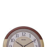 SEIKO Qxa272B Plastic Wall Clock (Brown_1.6 Inch X 12.1 Inch X 12.1 Inch ) - Bharat Time Style