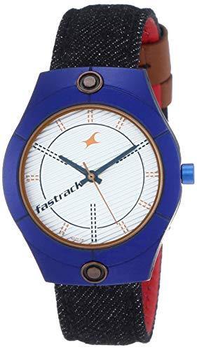 Fastrack Buy Fastrack Denim Analog White Dial Women s Watch 6178AL01 6178AL01 Bharat Time Style