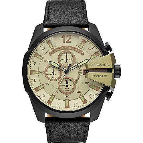 Diesel Mega Chief Analog Green Over sized dial Men's Watch-DZ4495