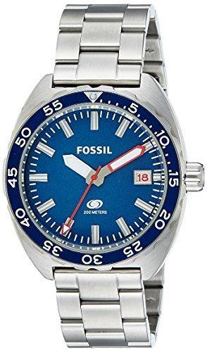 Fossil Buy Fossil End-of-season Breaker Analog Blue Dial Men's