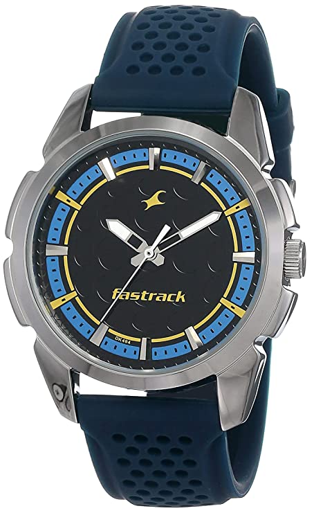 Fastrack Sunburn Analog Multicolor Dial Men's Watch 3233SP01
