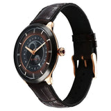 10028KL02 - Titan Luna Sun Moon Phase in Seinna Brown - Stellar Edition