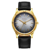 10058YL03 - Titan Karishma Festive Leather Strap Watch for Men