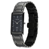 NT1043NM01 - Titan Edge Black Dial Watch