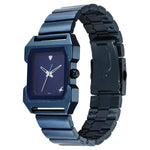 1474QM01 Fastrack  Blue Dial With Blue Stainless steel Strap Watch for Guys
