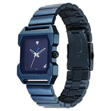 1474QM01 Fastrack  Blue Dial With Blue Stainless steel Strap Watch for Guys