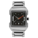 NR1474SM02 Black Dial Stainless Steel Strap Watch for Guys