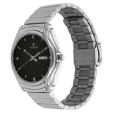 NU1578SM04 - Titan Black Dial Stainless Steel Strap Watch