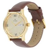 NT1580YL05 - Titan Champagne Dial watch