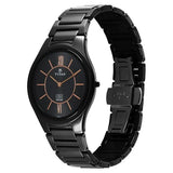 NS1696NC01 -  Titan Edge Ceramic Black Dial Watch