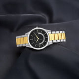 NU1713BM02 - Titan Men's  Karishma: Two-Tone Steel Elegance Watch