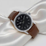NU1730SL02 -  Titan Black Dial Leather Strap Watch