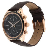 NU1733KL03 - Titan  Black Dial Leather Strap Watch