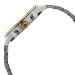 NR1734KM02 Titan Men's  White Dial with Two-Tone Stainless Steel Bracelet Watch