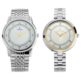 NU17732603SM01 - Titan Bandhan  Silver Dial Couple Watch