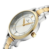 NR17752481BM01P Titan Bandhan Quartz Analog with Date Silver Dial Stainless Steel Strap Watch for Couple