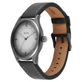 1802QL04 - Titan Neo Basics Gray Leather Strap Watch