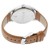 NP1802SL07 - Titan Urban Edge Lustrous White Dial Watch