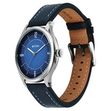 1802SL21 - Titan Blue Leather Strap Watch