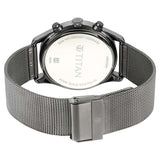 1805QM03  Titan Quartz Analog Anthracite Dial Stainless Steel Strap Watch for Men