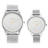 NU18062648SM01 - Titan White Dial Stainless Steel Strap Watch