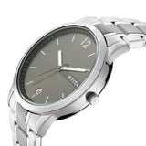 NR1806KM01 Titan Men's Timeless Style Watch: Refined Anthra Dial and Metal Strap