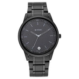 NU1806NM01 - Titan Minimals  Black Dial Black Strap Watch