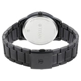NU1806NM01 - Titan Minimals  Black Dial Black Strap Watch