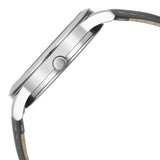1806SL13 - Titan Grey Dial Leather Strap Watch