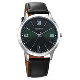 NU1825SL16 - Titan Karishma Green Dial Leather Strap Watch