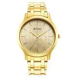 NU1825YM03 - Titan Karishma Champagne Round Dial  Watch
