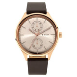 NQ1833WL01 - Titan Evoke Champagne Dial watch