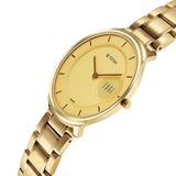 NR1843YM02 - Titan Edge Metal Golden Dial Watch