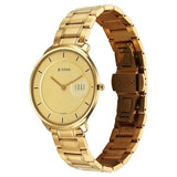 NR1843YM02 - Titan Edge Metal Golden Dial Watch