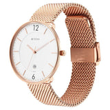 NU1849WM01 -  Titan Silver Dial Rose Gold watch
