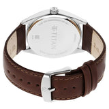 NU1866SL01 - Titan  Blue Dial Leather Strap Watch