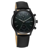 1874NL01 - Titan Sapphire Green Dial Leather Strap Watch