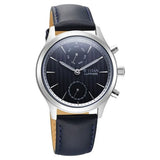 1874SL02 - Titan Sapphire Blue Dial Leather Strap Watch