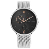 NU1877SM01 - Titan Slim  Black Dial Stainless Steel watch
